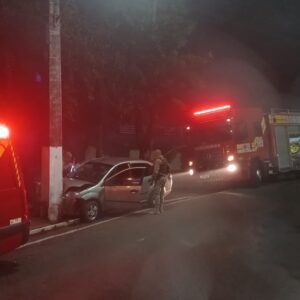 Acidente ocorreu na noite de domingo (1º) | Imagem: CBMSC/Reprodução