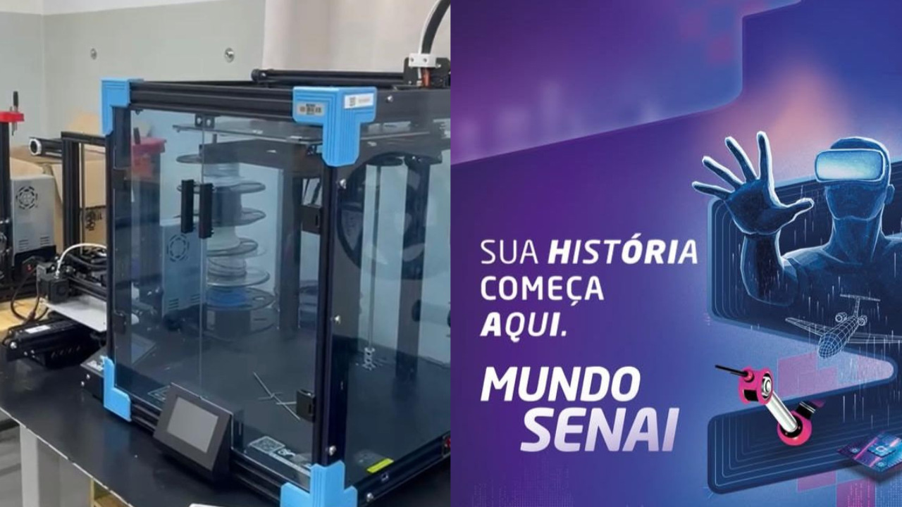 Mundo SENAI em Lages abre as portas para a comunidade nesta quinta e sexta-feira| Foto: Isabela Reche/ reprodução redes sociais 