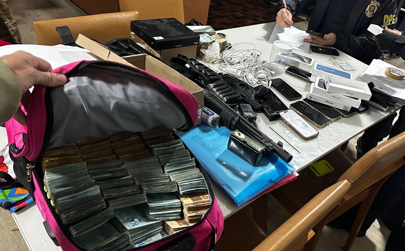 Operação Colapso combate facções criminosas e tráfico de drogas | Imagem: PF/Reprodução