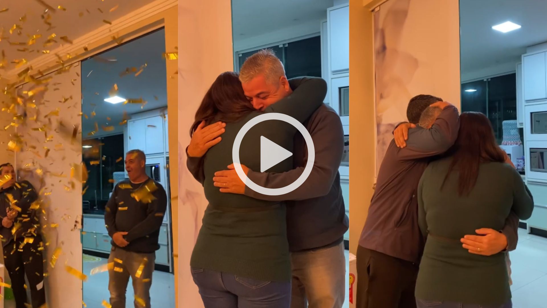 VÍDEO: caminhoneiro de SC volta pra casa após sequestro em SP | Foto: Transportadora Fortes/Reprodução