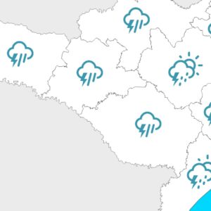 Frente fria avança e traz temporais para Santa Catarina; veja previsão | Imagem: defesa Civil