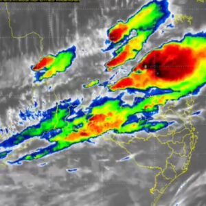 Frente fria avança e intensifica temporais no Oeste de SC | Imagem: defesa civil
