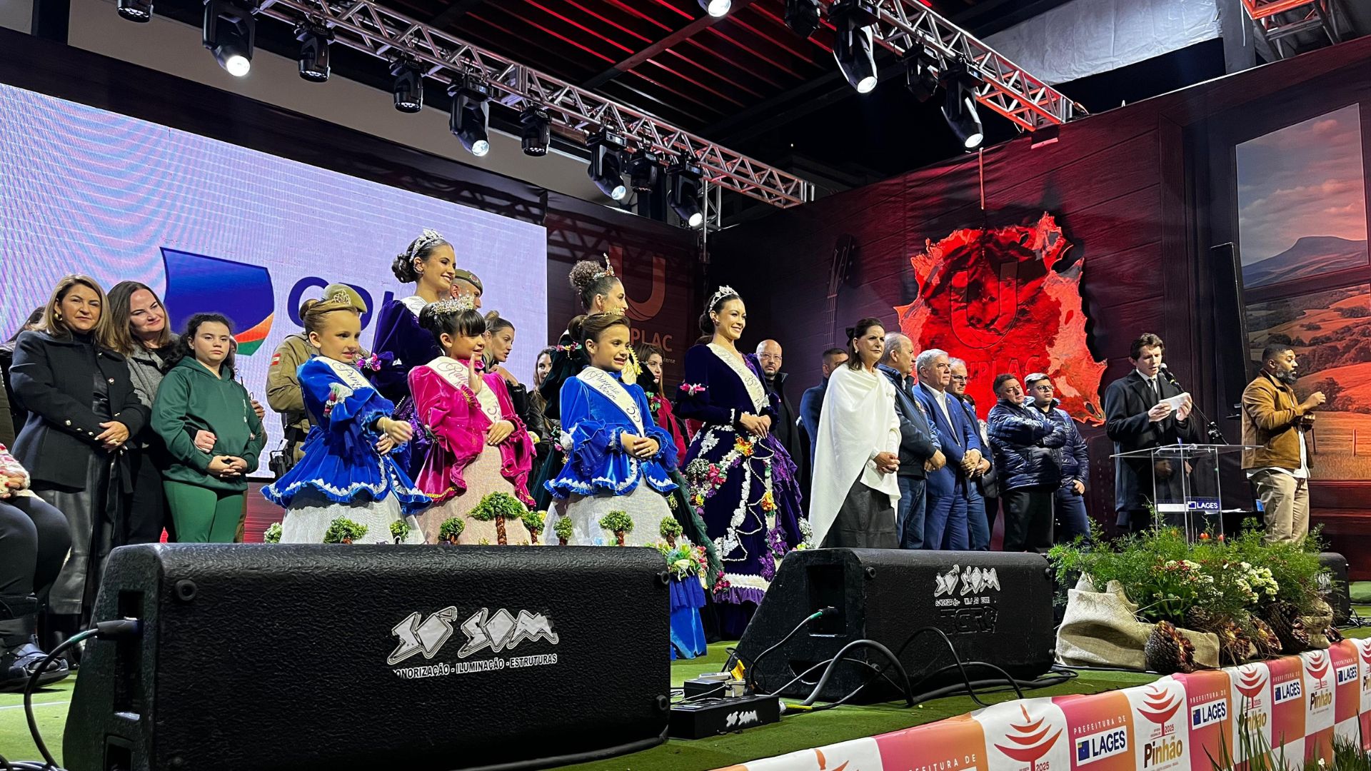 35ª Festa Nacional do Pinhão é aberta em Lages com apoio do governador e promessa de voos regionais | Imagem: Handerson Souza