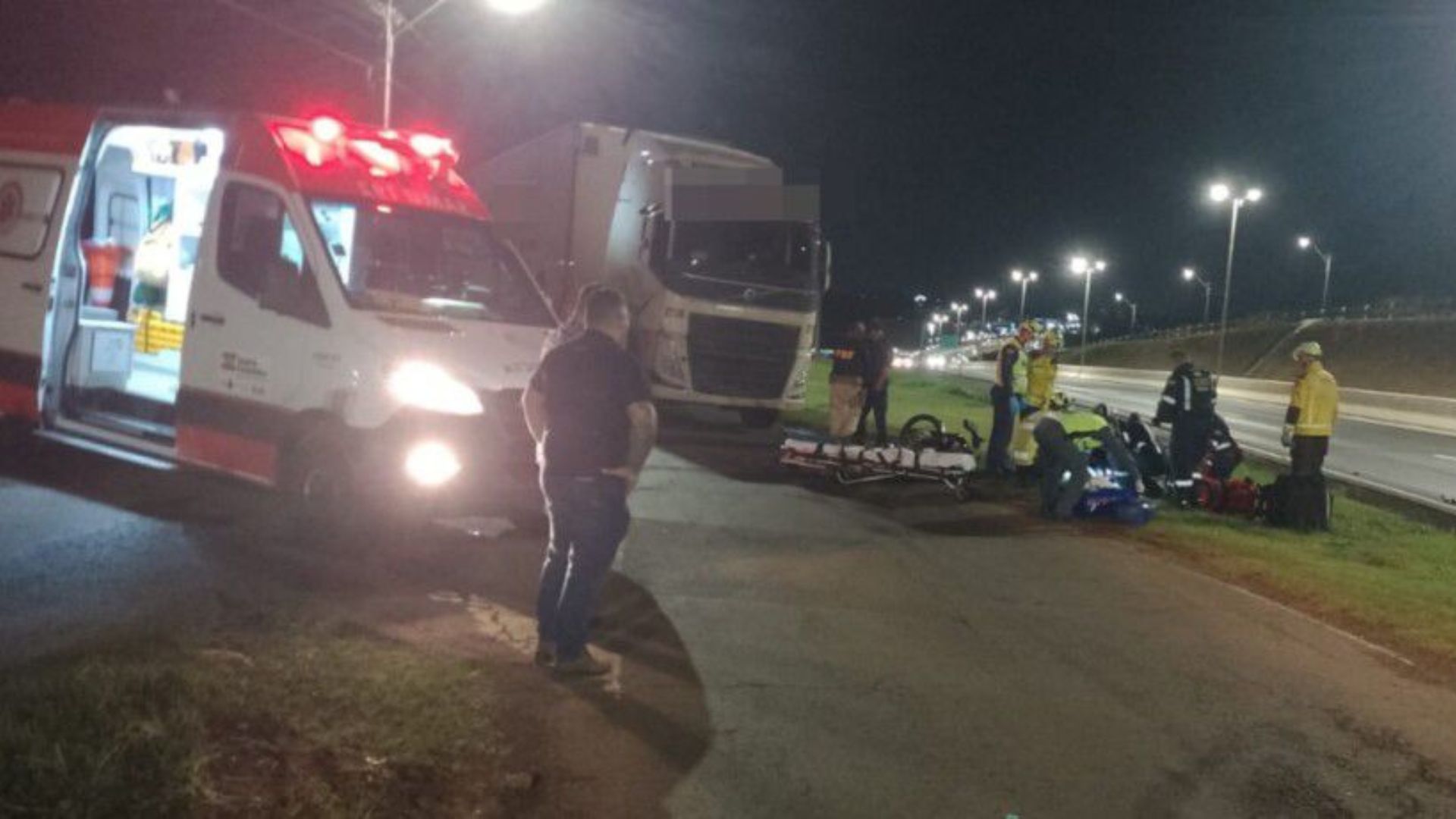 Motociclista morre em acidente com caminhão na BR-480 em SC | Foto: ClicRDC/Reprodução
