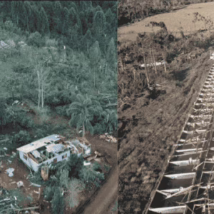 Tornado é confirmado em cidade de SC; veja imagens dos estragos | Defesa Civil de SC
