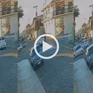 Vídeo mostra momento em que carro 'corta a frente' de moto e mata homem em SC | Foto: Rádio Menina/Reprodução