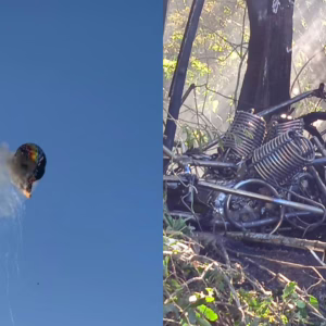 Polícia realiza reconstituição de acidente de balão que matou oito pessoas em SC | Foto: Redes sociais/Reprodução