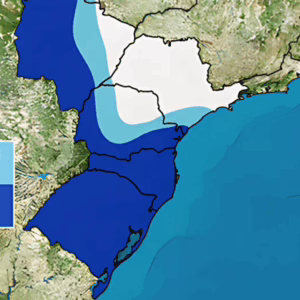 Quarta onda de frio atinge o Brasil nesta semana; veja quais regiões serão afetadas - Imagem: reprodução/ climatempo