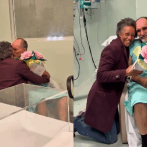 No Dia dos Namorados, paciente sai da UTI e faz surpresa para esposa em hospital de SC | Foto: reprodução/@unimedjoinville