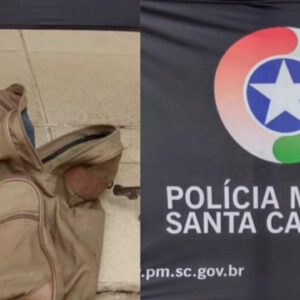 Polícia Militar apreende arma e drogas e prende suspeito de roubo em Lages| Foto: 6 BPM