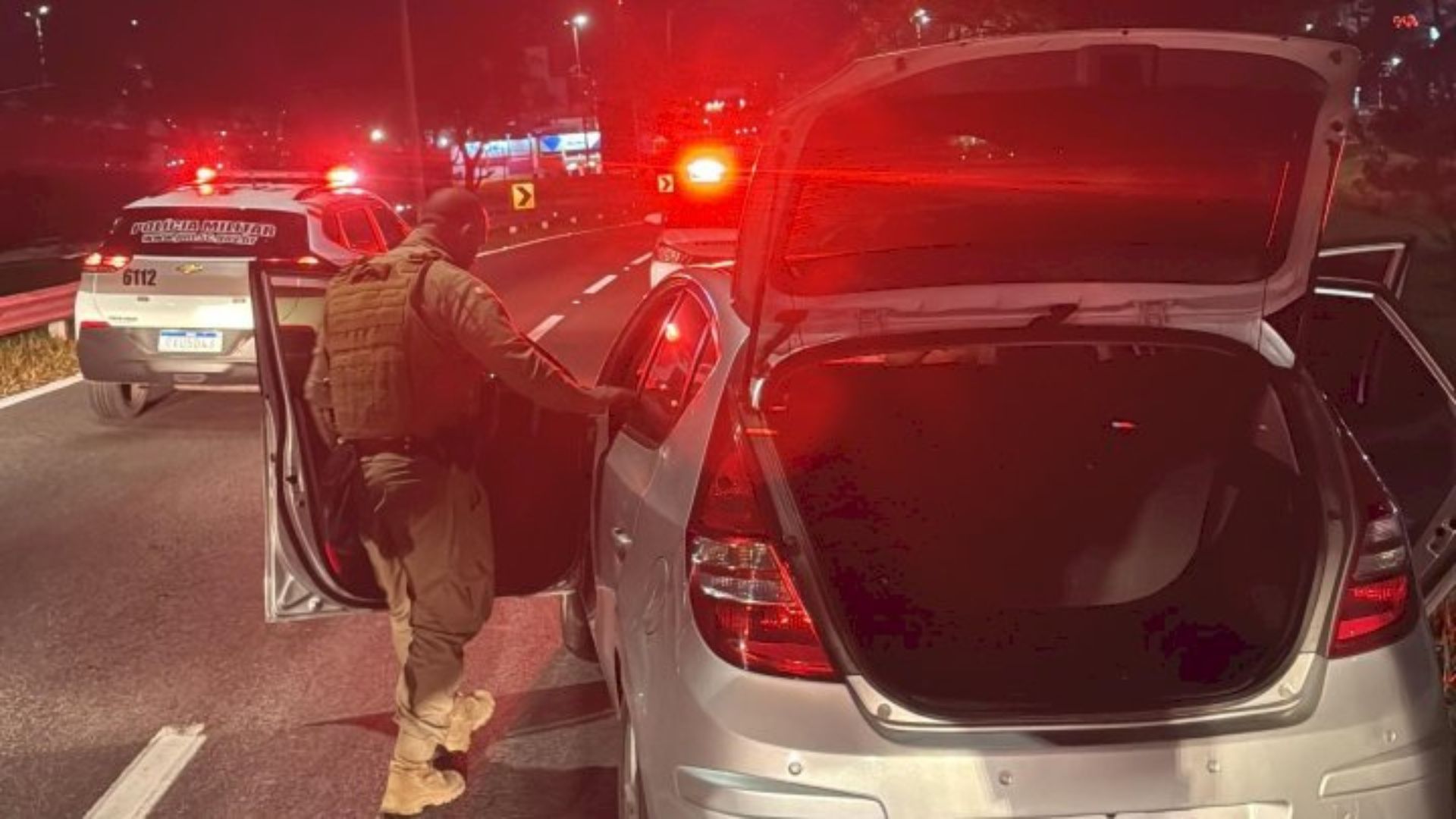 Polícia Militar recupera veículos roubados em Florianópolis. – Foto: PMSC/Reprodução