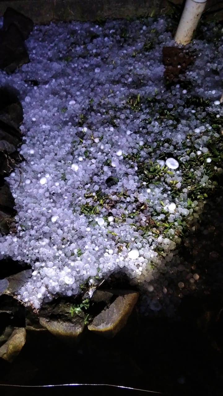granizos estragos no Oeste de SC
