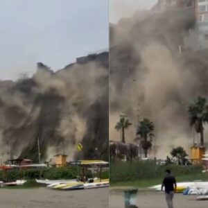 Terremoto no Peru causa desabamentos e morte. - Foto: Internet/Reprodução