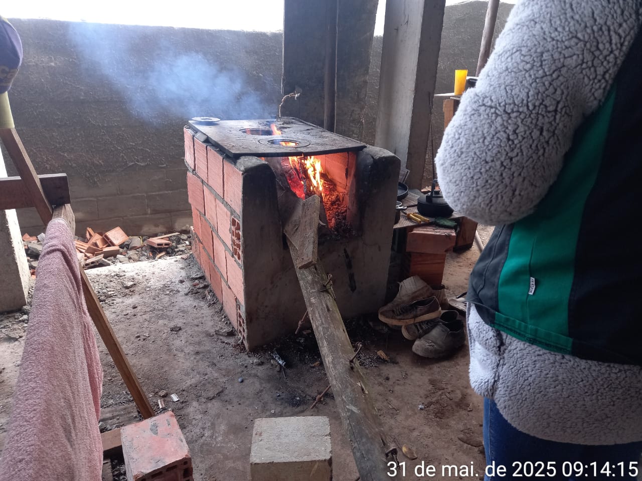 situação degradante em Chapecó