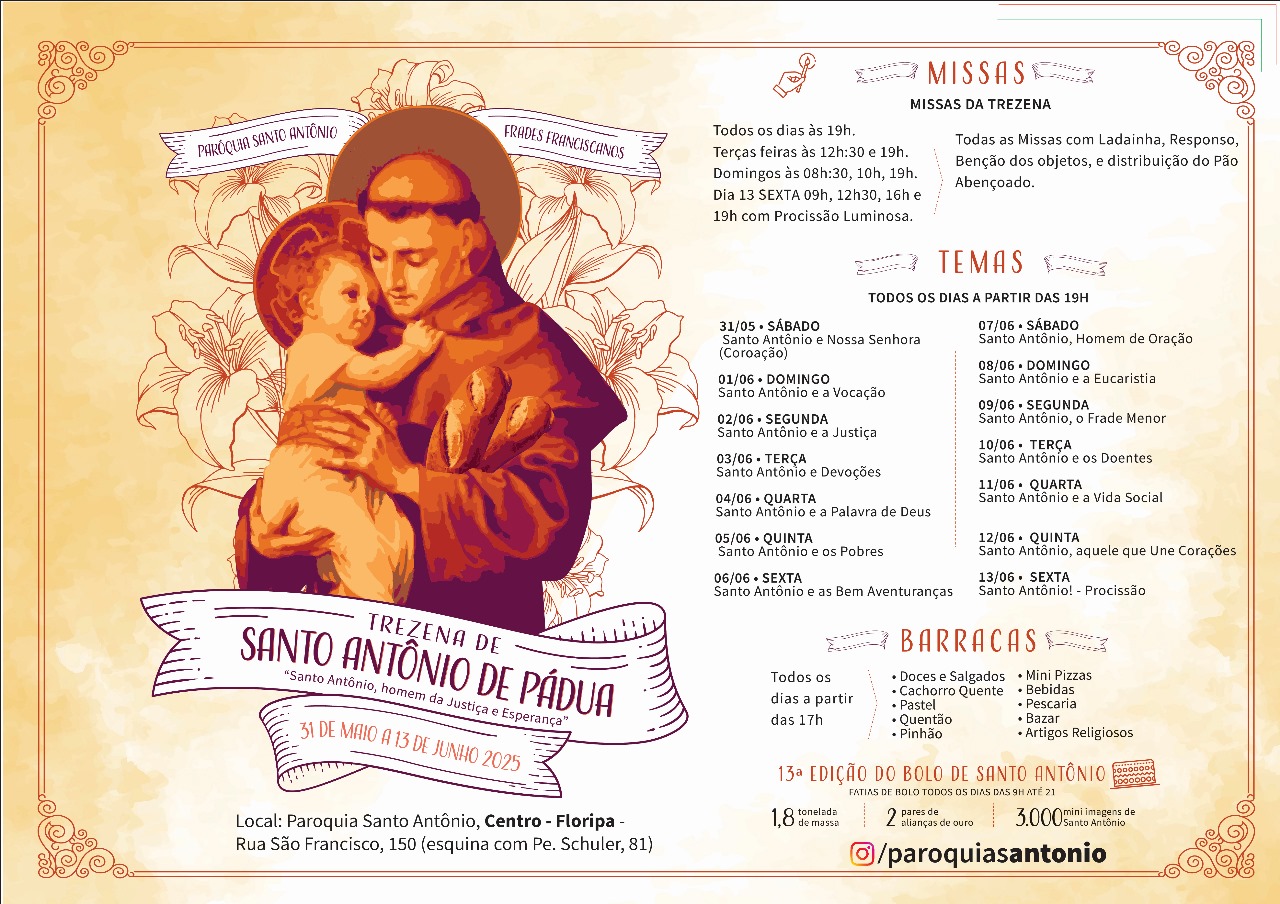 A venda do Bolo de Santo Antônio acontece diariamente até 13 de junho. - Foto: Reprodução