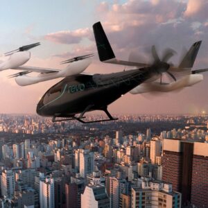 Carros voadores já têm data para se tornarem realidade no Brasil. - Foto: Eve/Embraer/Reprodução