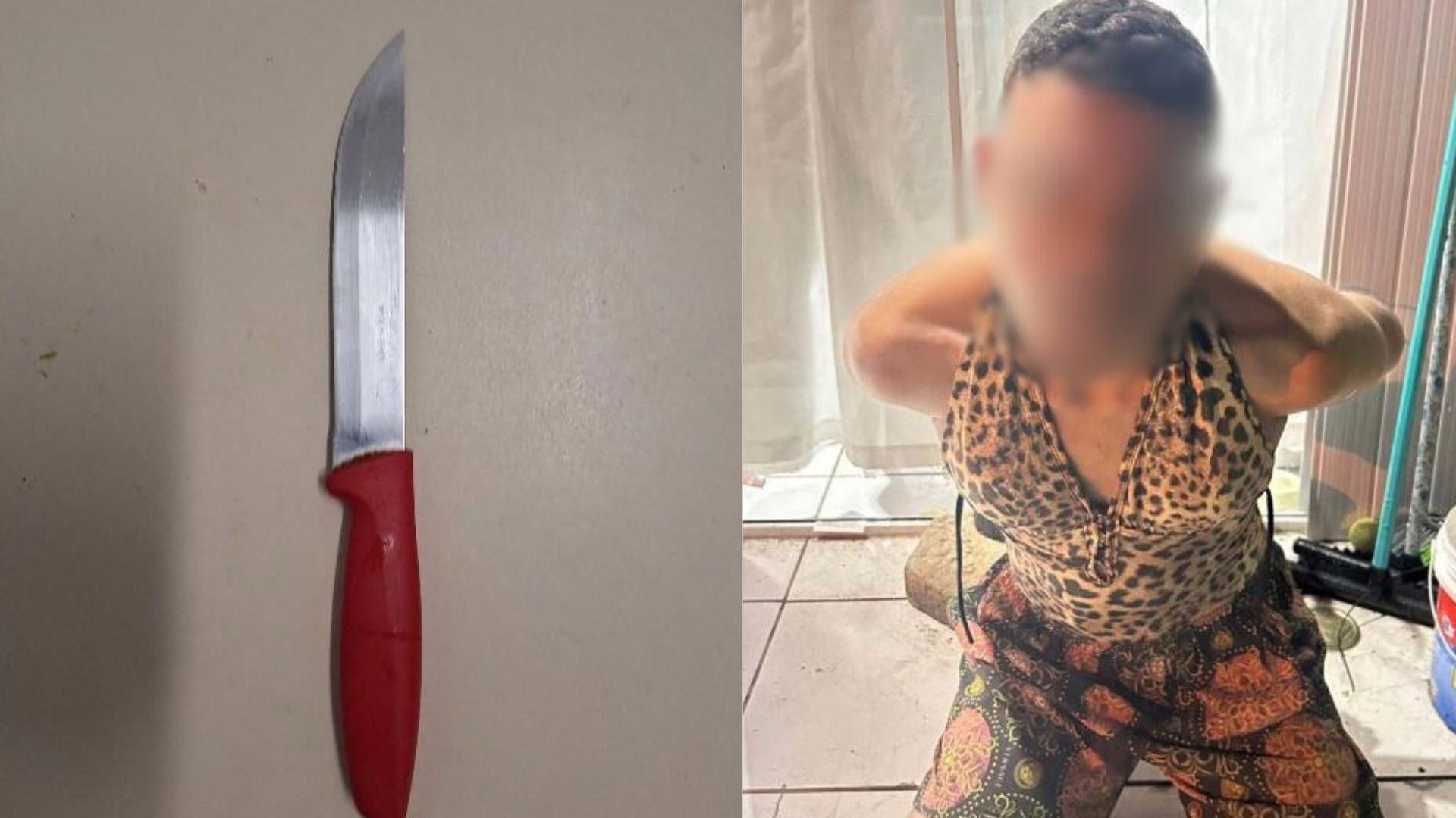 Mulher engana agressor e escapa de tentativa de estupro dentro de casa em SC. – Foto: Imagens Cedidas/Reprodução