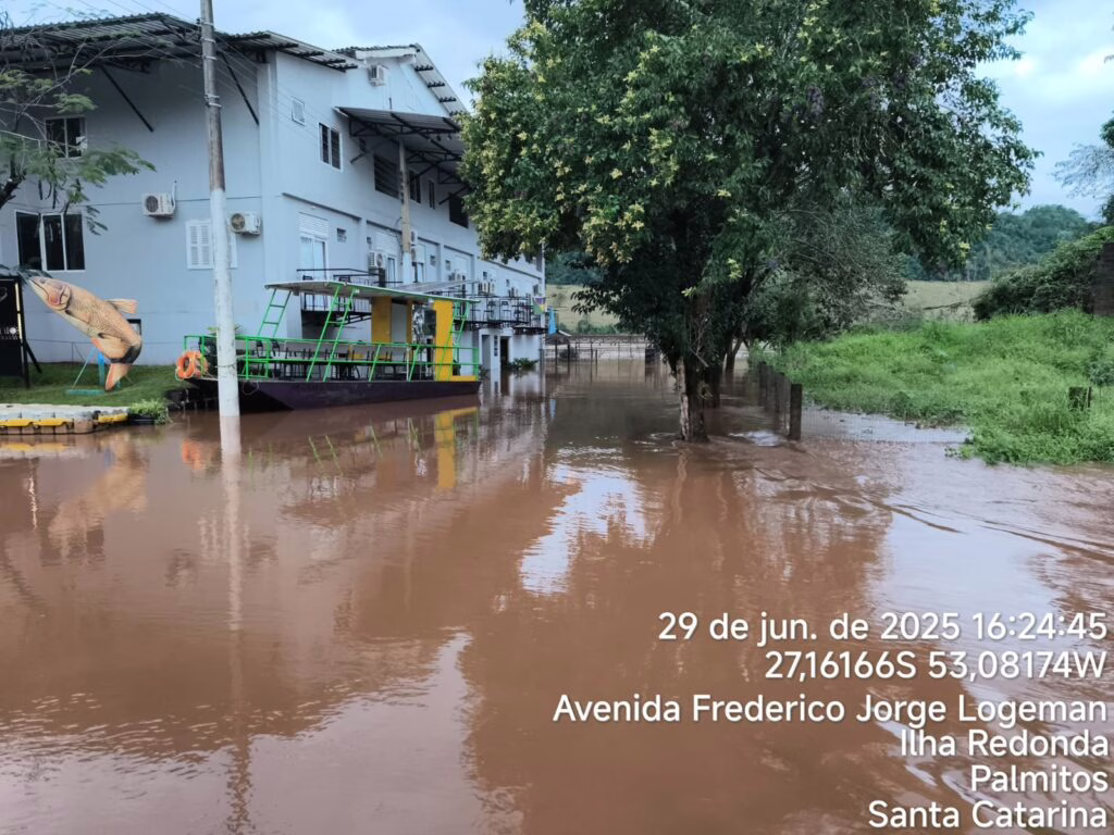 A prefeitura está autorizada a mobilizar todos os órgãos municipais para atuação coordenada na resposta à crise. - Foto: Palmitos/Reprodução