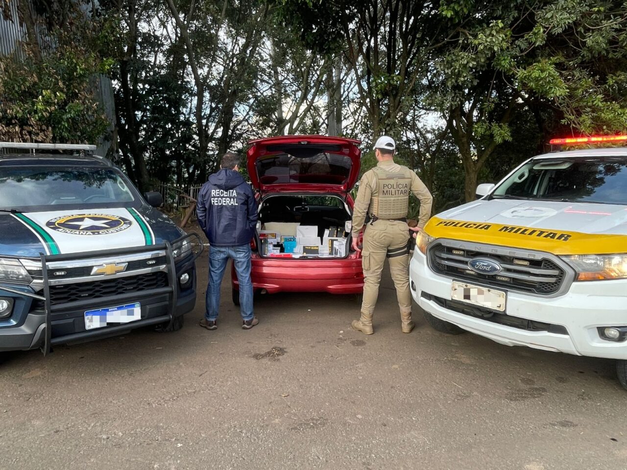 Descaminho é um crime previsto no Código Penal brasileiro. - Foto: PMRv/Reprodução