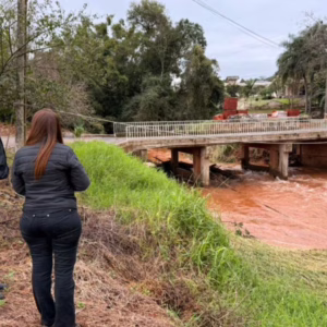 Palmitos decreta situação de emergência após chuvas e inundações. - Foto: Palmitos/Reprodução
