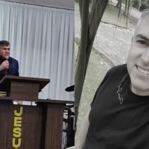 Pastor de SC morre durante pregação transmitida ao vivo na internet. - Foto: Redes sociais/Reprodução