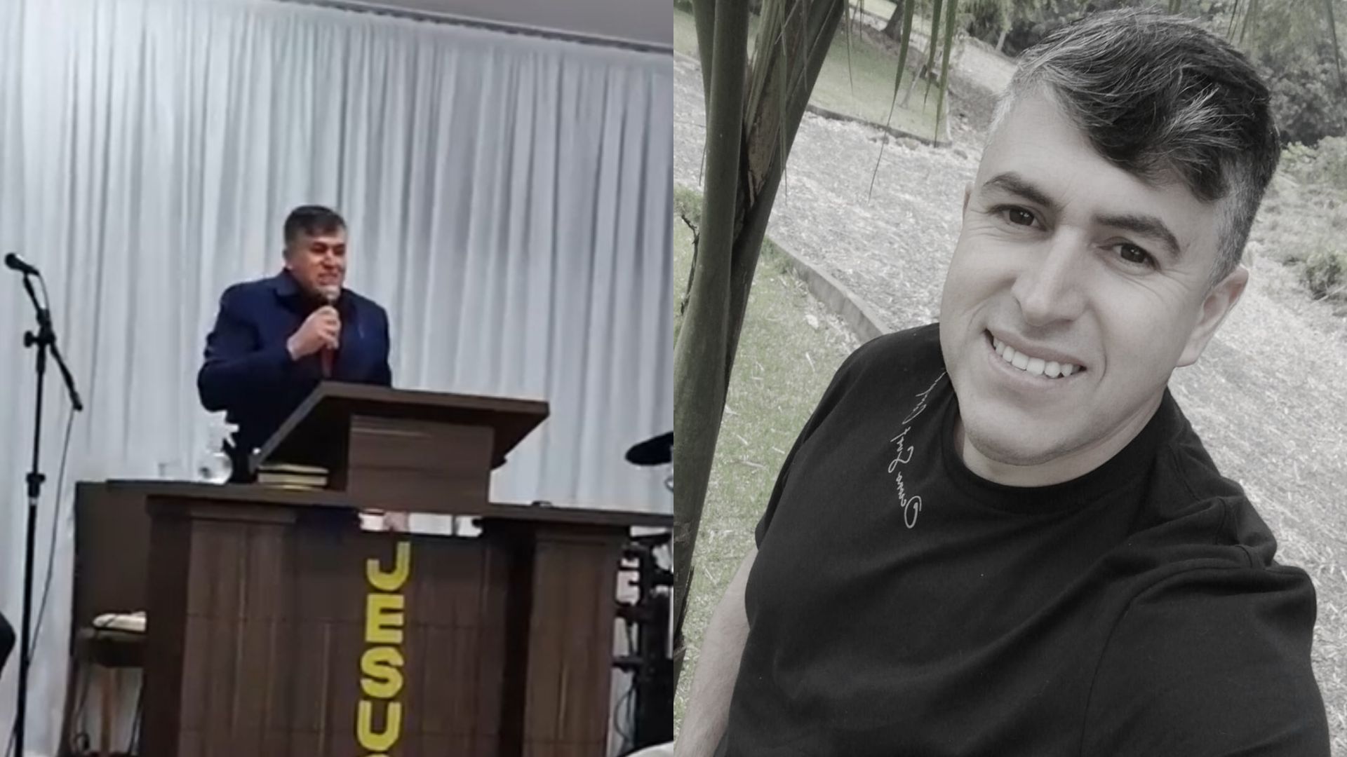 Pastor de SC morre durante pregação transmitida ao vivo na internet. – Foto: Redes sociais/Reprodução