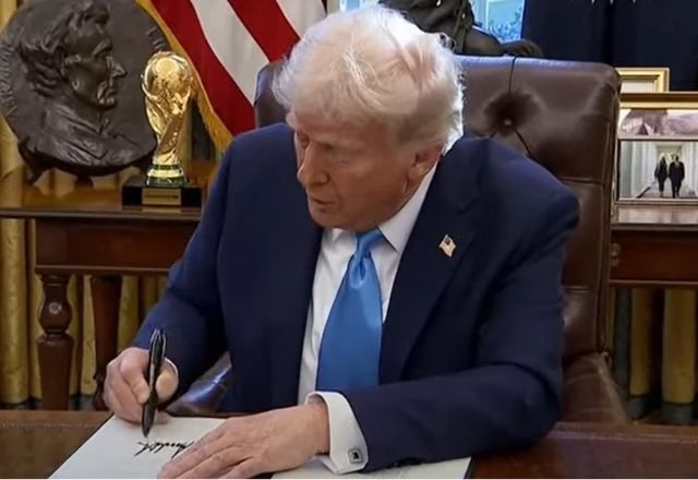 Fim da guerra? Trump declara acordo de trégua entre Israel e Irã – Imagem: reprodução/ SBT News