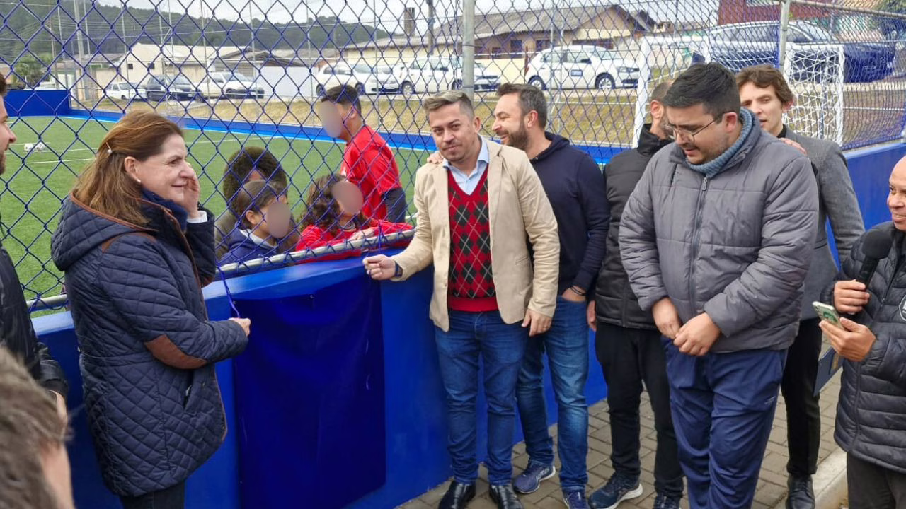 Bairro Araucária em Lages recebe espaço revitalizado com quadra sintética e áreas de Lazer | Foto: Evandro Gioppo/Rádio Clube de Lages