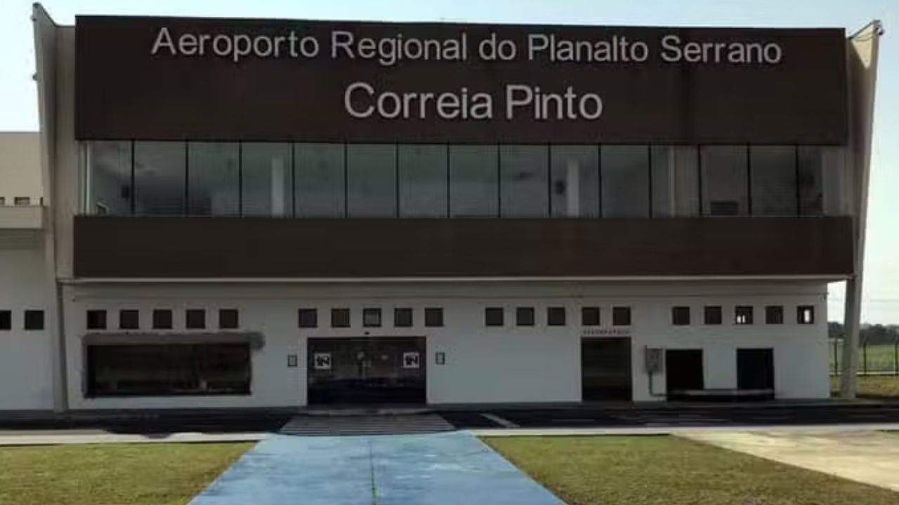 Com R$ 2,8 milhões em revitalização, Aeroporto de Correia Pinto prepara retorno de voos comerciais | Foto: Infraero