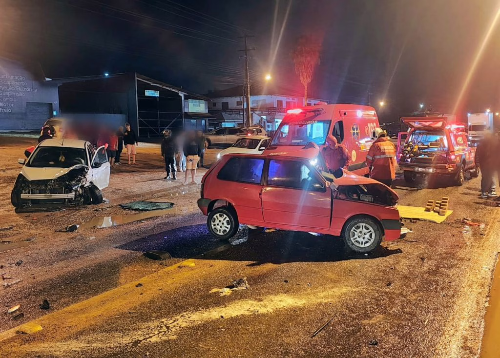 Imagens fortes! Homem morre em grave acidente na BR-280 | Imagem: Fábio Junkes/OCP News