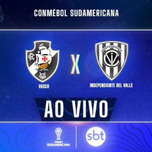Vasco x Independiente del Valle: onde assistir, escalações e tudo sobre o jogo. - Foto: SCC SBT / Redes Sociais / Divulgação