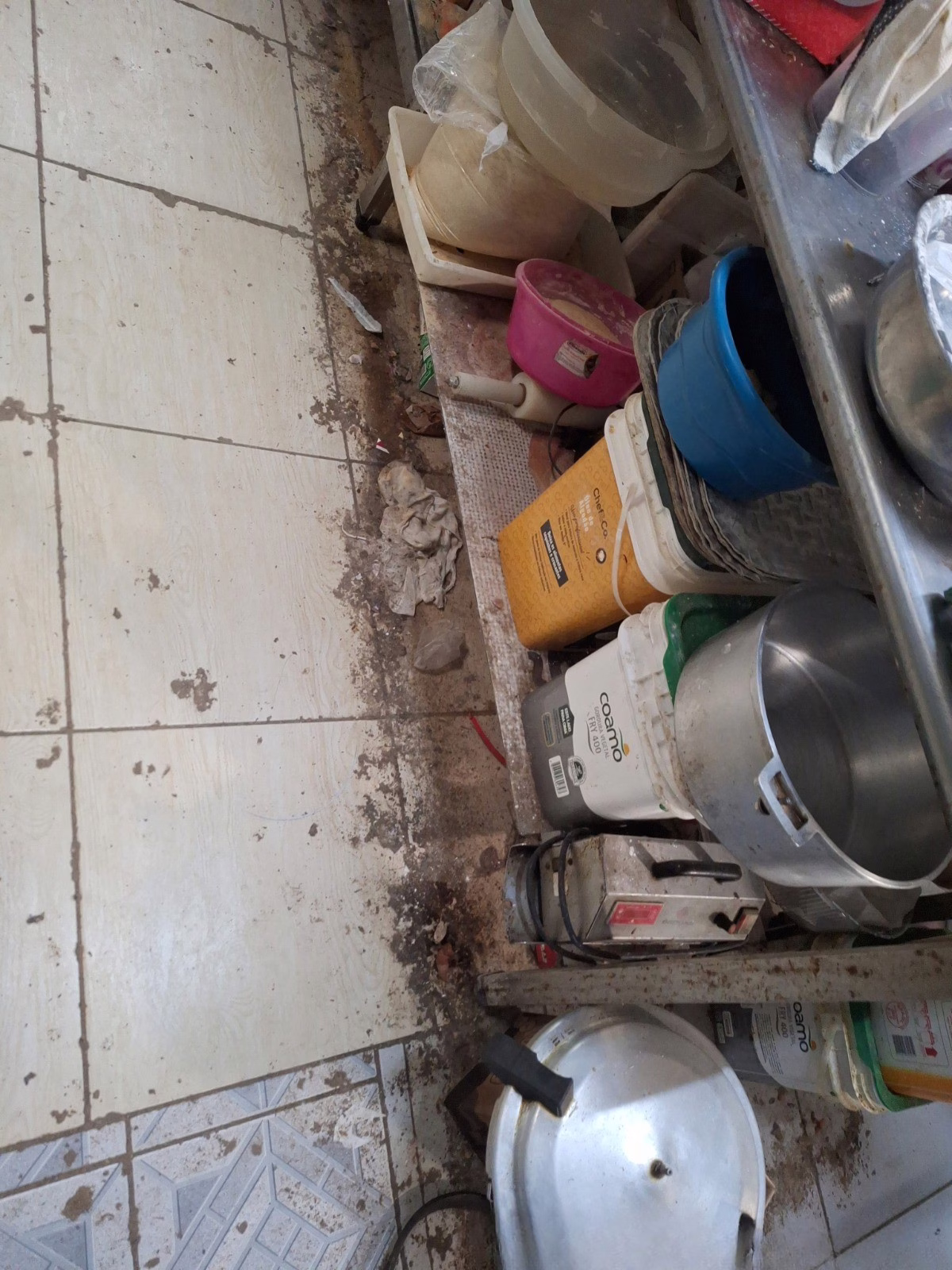 Óleo velho, sujeira e equipamentos enferrujados cozinha clandestina é interditada após denúncia em SC