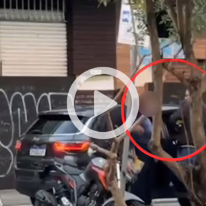 Mulher tenta agredir prefeito Topázio em rua da Capital; veja vídeo | Foto: Bruno Souza/Reprodução