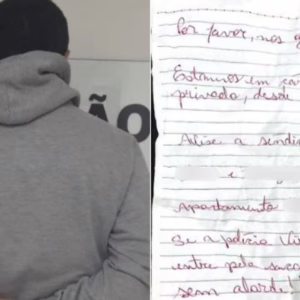 “Quero pedir socorro”: bilhete jogado da sacada denuncia cárcere em apartamento