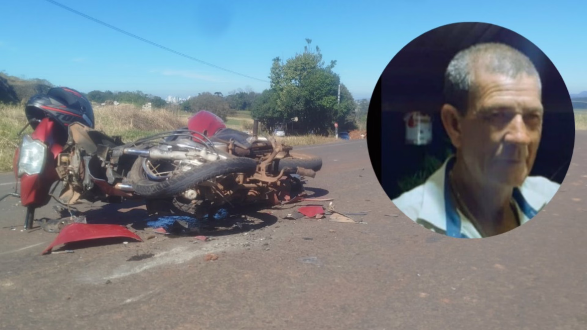 Motociclista que morreu em acidente com caminhão no Oeste de SC é identificado – Imagem: cedida pelo portal ClicRDC
