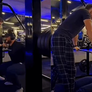 Jovem quebra as duas pernas ao fazer agachamento com 140 kg em academia - Imagem: reprodução/ SBT 