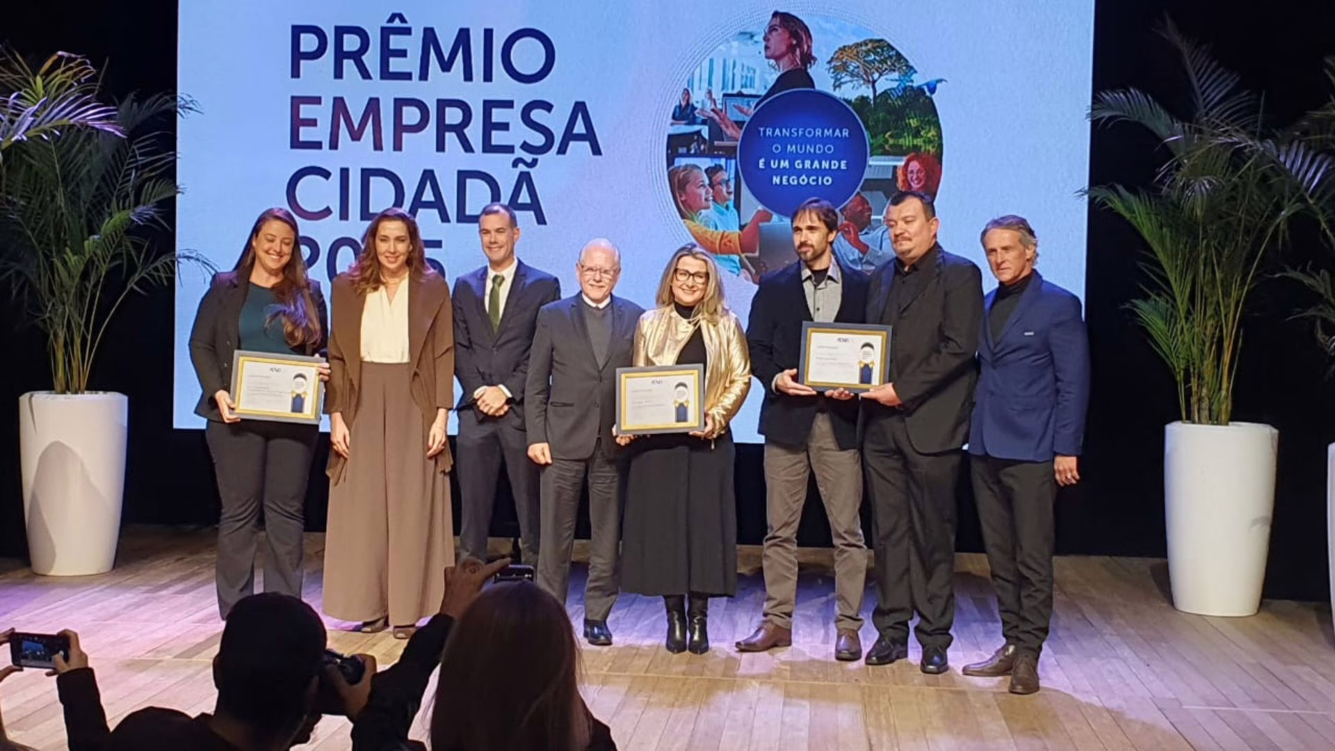 Grupo SCC recebe certificado de finalista no Prêmio Empresa Cidadã da ADVB | Foto: Luis Felipe/SCC SBT