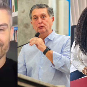 O que Topázio disse sobre Bruno Souza antes de anunciar a nova secretária | Foto: Montagem/Redes sociais/Reprodução