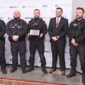 Policial penal é homenageado por evitar possível tragédia em academia de Lages | Foto: reprodução/Alesc