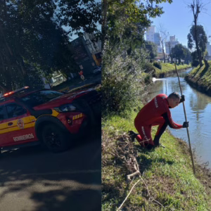 Prefeitura de Lages apoia buscas por homem desaparecido no Rio Carahá | Foto: 5 BBM
