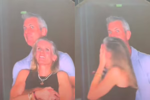 Vídeo de amantes em show do Coldplay viraliza na web | Foto: Reprodução/Redes Sociais 