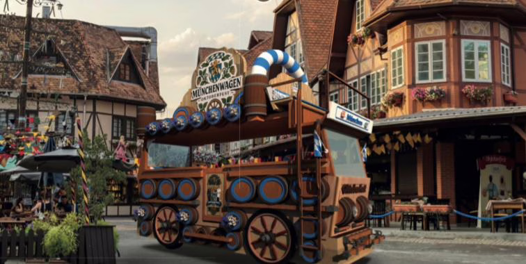 Carro alegórico busca lugar nos desfiles da Oktoberfest de Blumenau com homenagem inédita a Munique | Arquivo Pessoal 