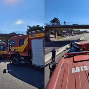 Homem cai de moto e é atropelado em rodovia de SC | CBMSC 