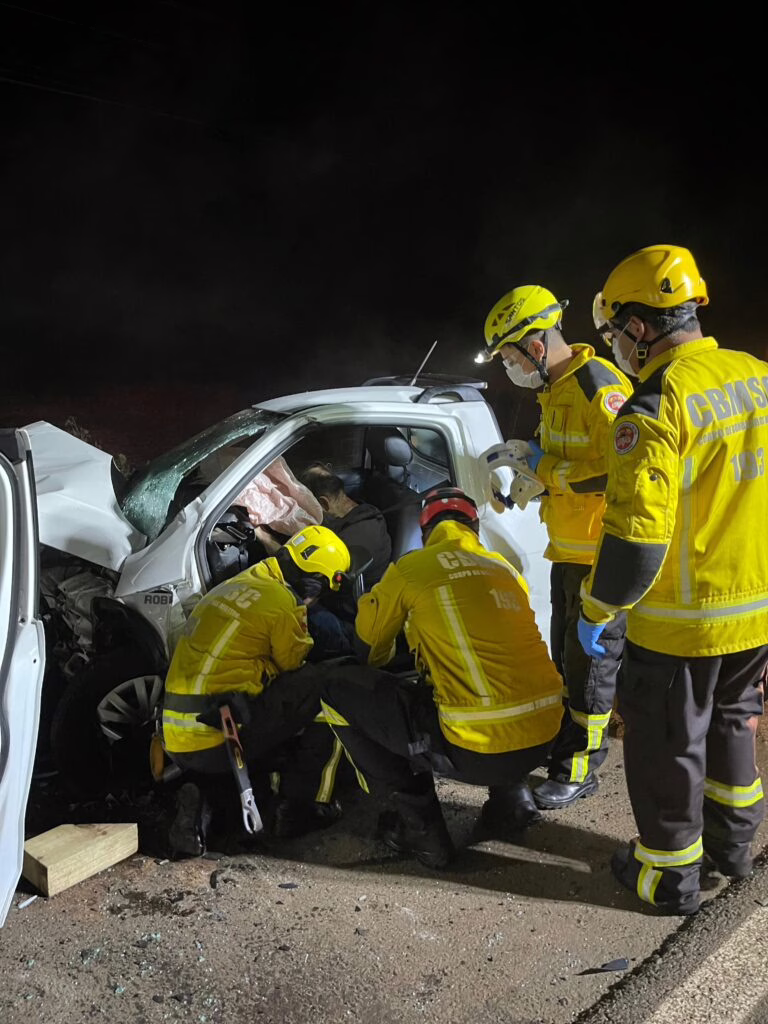 Imagem: Corpo de Bombeiros de Campos Novos Imagem: Corpo de Bombeiros de Campos Novos
