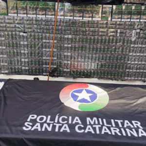 Mais de 27 mil maços de cigarros contrabandeados são apreendidos em SC | Polícia Militar 