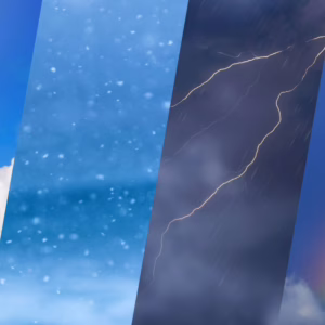 Mudanças bruscas vão marcar o tempo no fim de semana em SC. - Foto: Imagem Ilustrativa/Canva