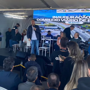 Depois de anos de espera, viaduto de Badenfurt é entregue em Blumenau | Foto: Ricardo Souza/SCC10/Reprodução