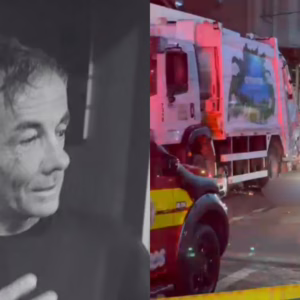 Homem morre após ser atropelado por caminhão de lixo em SC | Foto: VipSocial?Reprodução