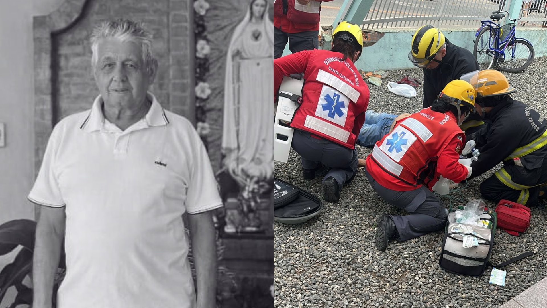 ‘Perdemos um amigo’: identificado ciclista morto em SC após bater em portão | Foto: Redes sociais/Reprodução