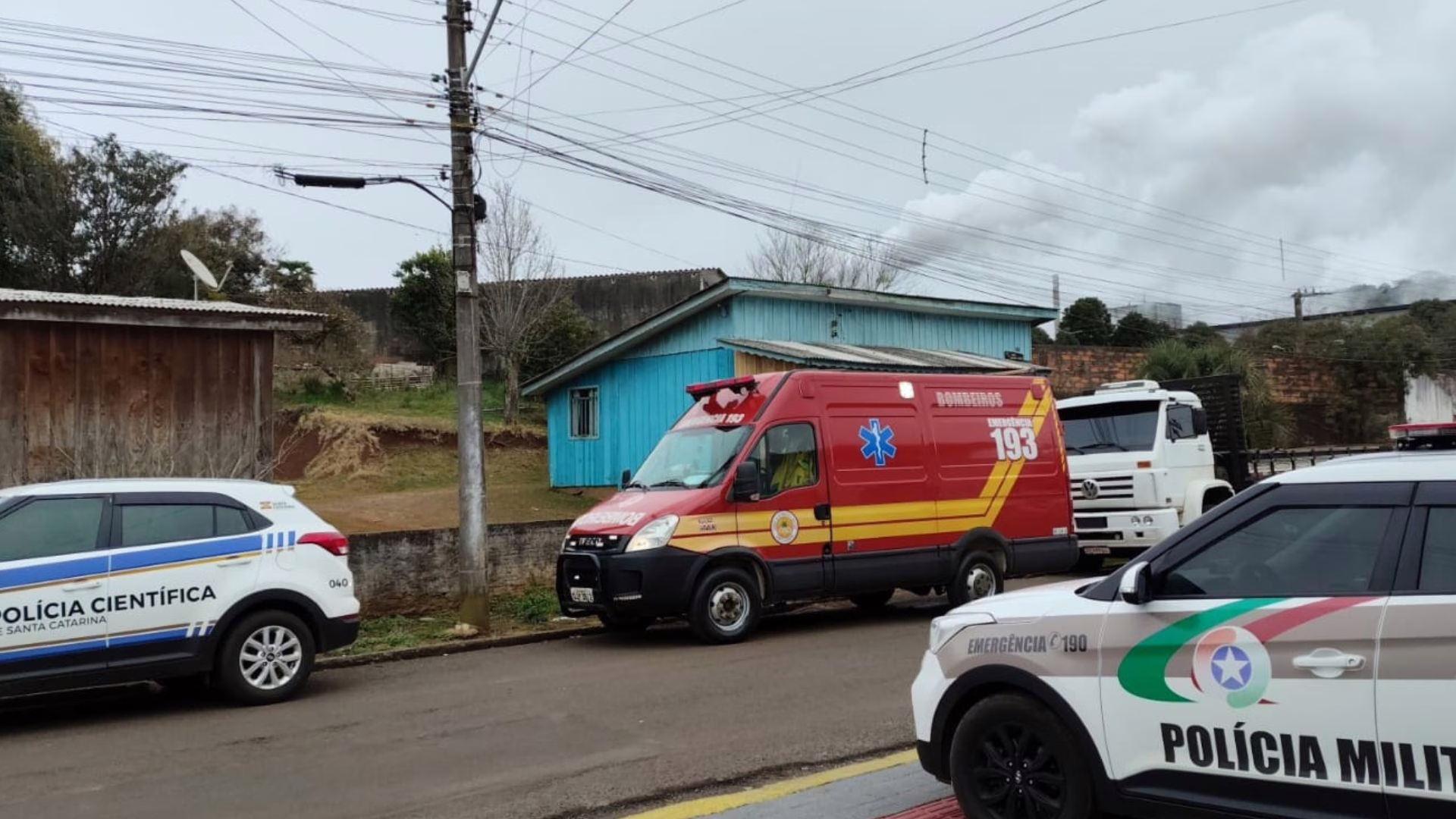 Bebê de 1 mês é encontrado morto pela mãe em SC | Foto: CBMSC/Reprodução